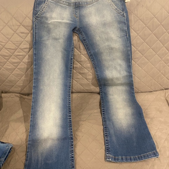 Tension blue jeans. Size large - Picture 2 of 3